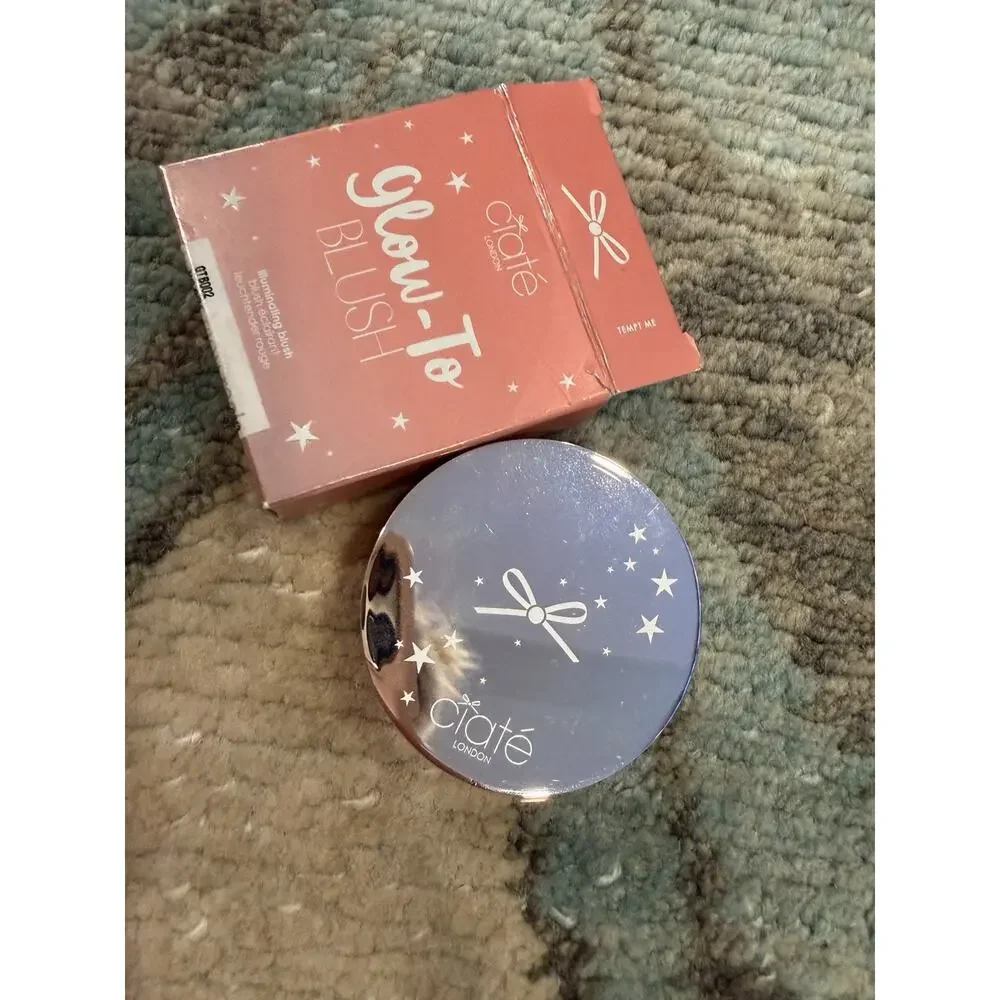 Ciate London Glow To Blush Vegan Illuminating Blush In Tempt Me NIB NEW $25